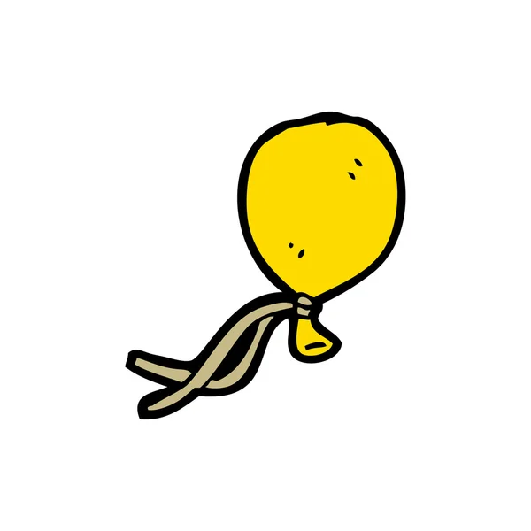 Ballon jaune — Image vectorielle