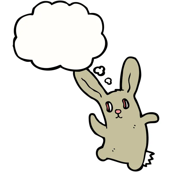 Fou fantasmagorique lapin — Image vectorielle