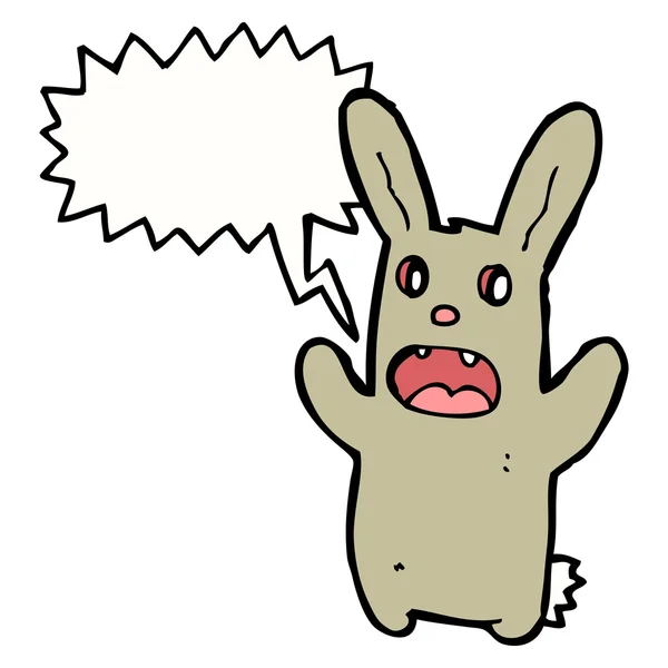 Lapin fou — Image vectorielle