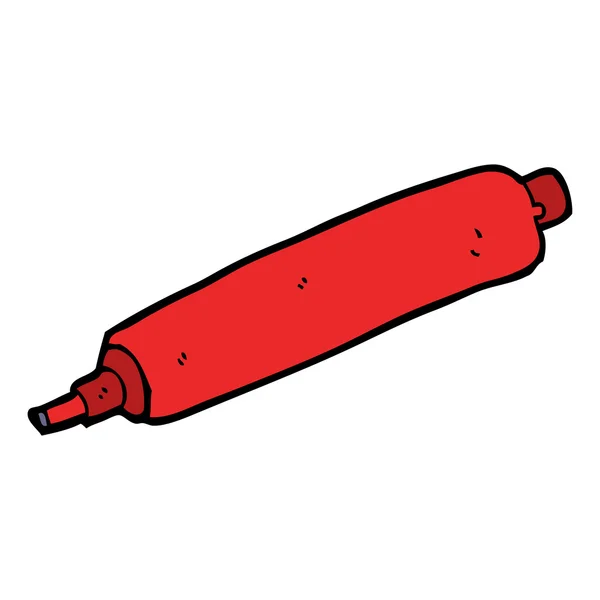 Red marker — Stock Vector