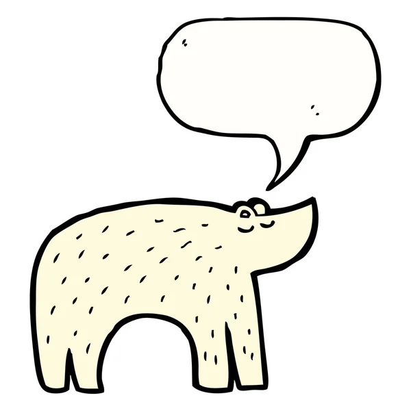 Carino orso polare — Vettoriale Stock