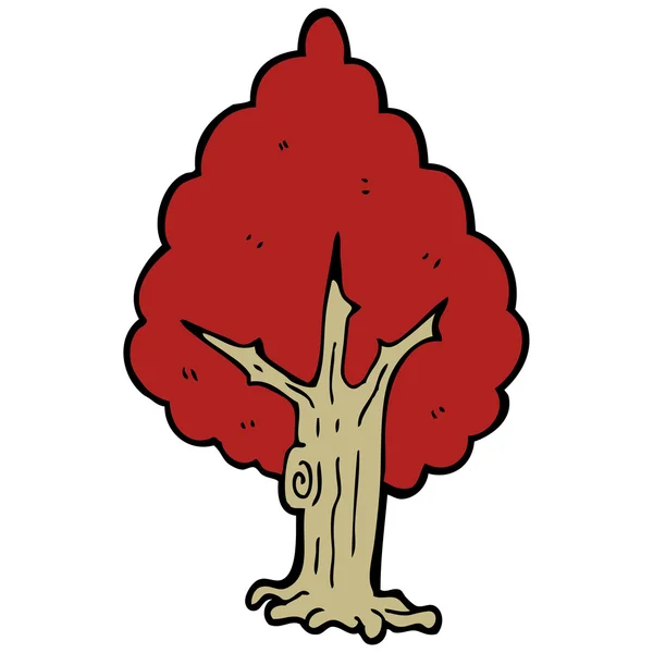 Baum im Herbst — Stockvektor