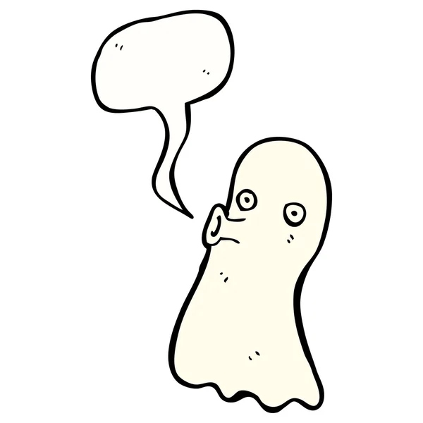 Disgustoso fantasma di Halloween — Vettoriale Stock
