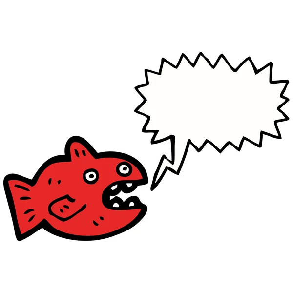 Piranha rouge — Image vectorielle