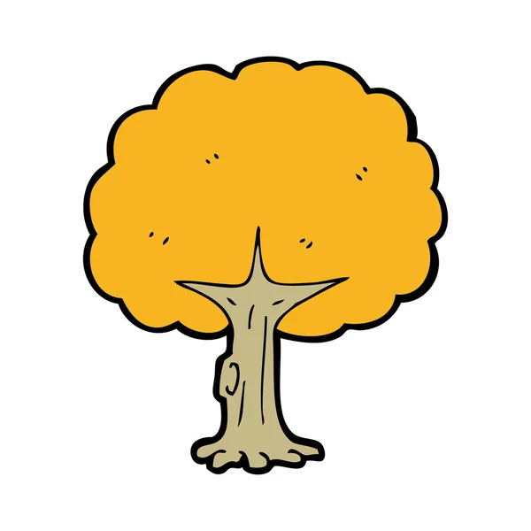 Árbol de otoño — Vector de stock