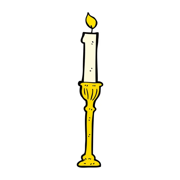 Gold candlestick — Stock Vector