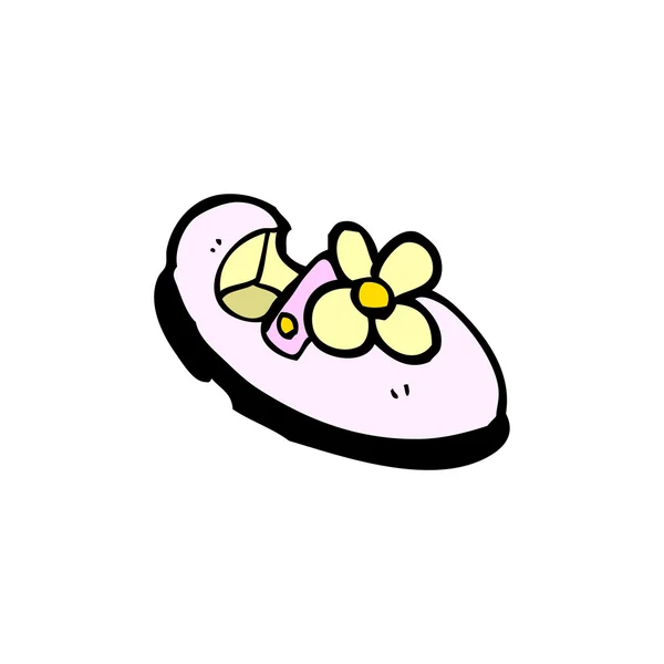 Petite chaussure rose — Image vectorielle