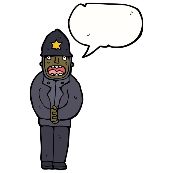 Британский полицейский Лицензионные Стоковые Иллюстрации