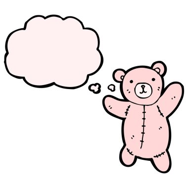 pembe bir oyuncak ayı