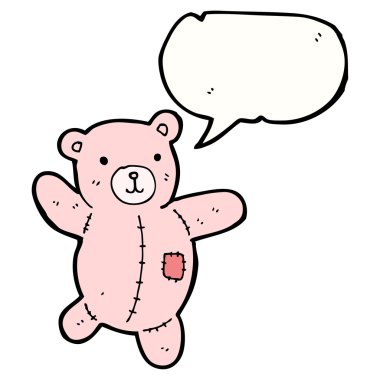 pembe bir oyuncak ayı