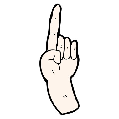 işaret eden bir ele