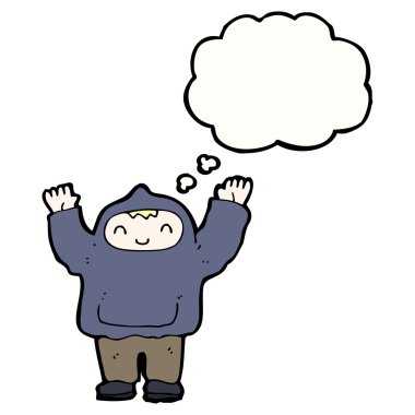 erkek kapşonlu kazak