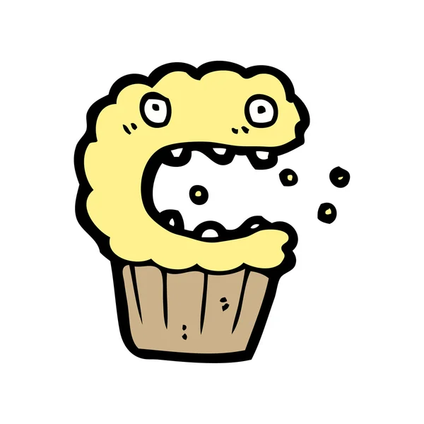 Muffin gritando — Vector de stock