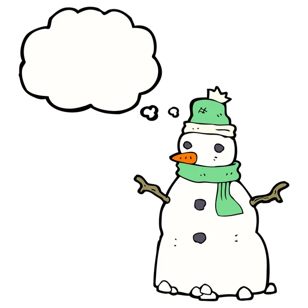 Snowman — Stock Vector