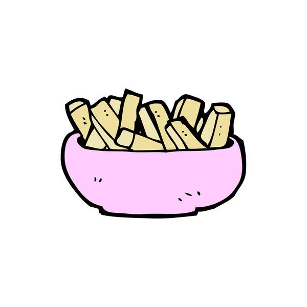 Bol de chips — Image vectorielle