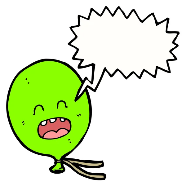 Green balloon — Stock Vector