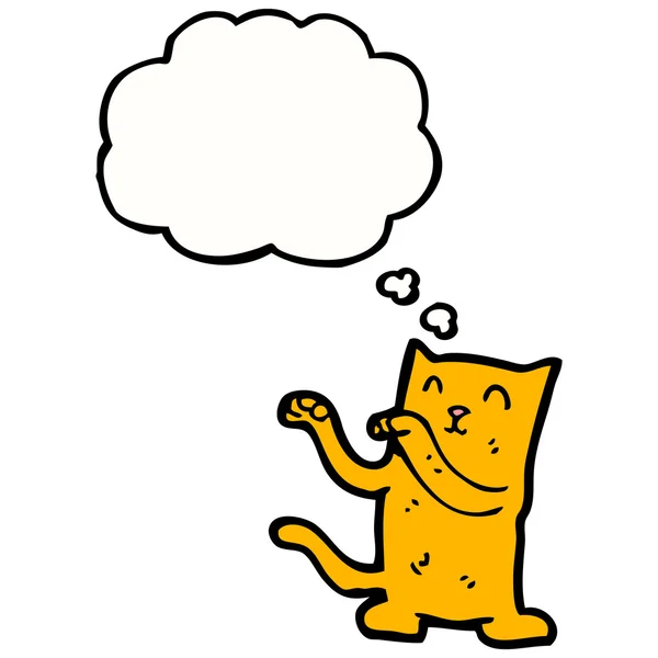 Chat orange — Image vectorielle