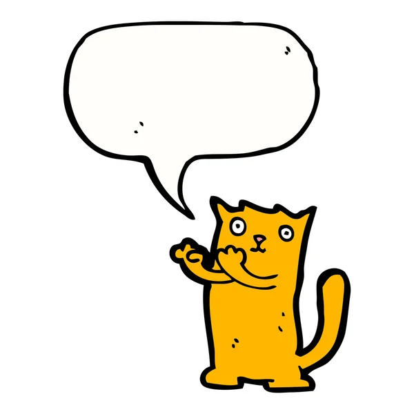 Chat orange — Image vectorielle