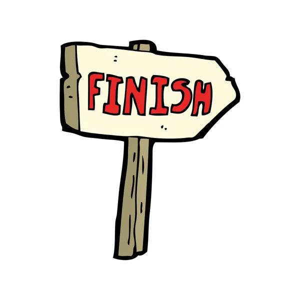 Finish sign — Stock Vector