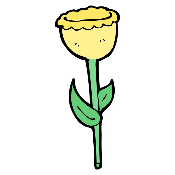 Желтый тюльпан — стоковый вектор