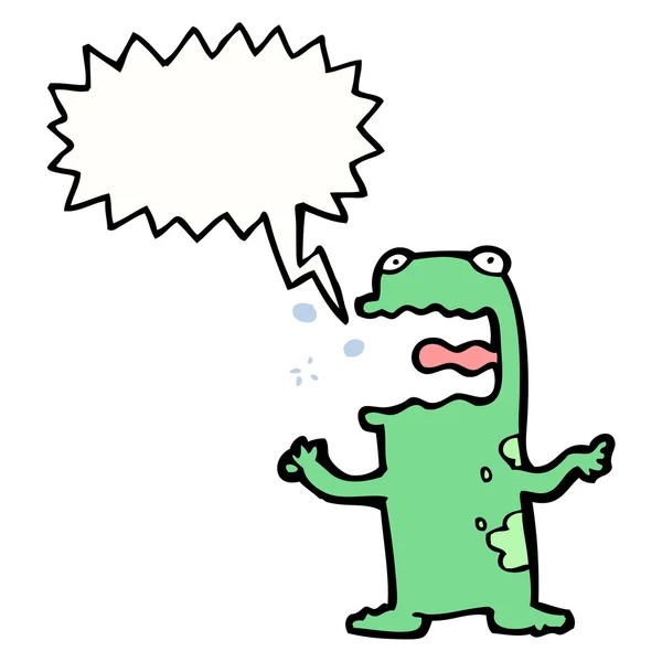 惊慌的青蛙 — 图库矢量图片