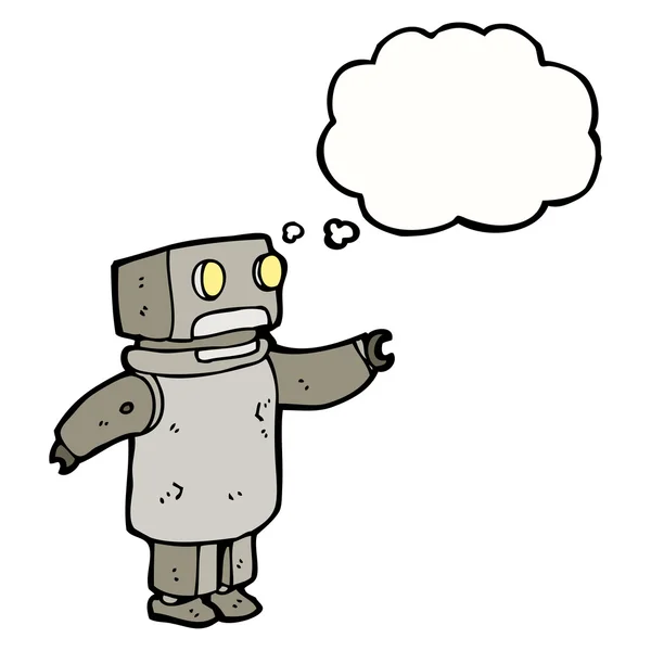 虐待を受けたロボット — ストックベクタ