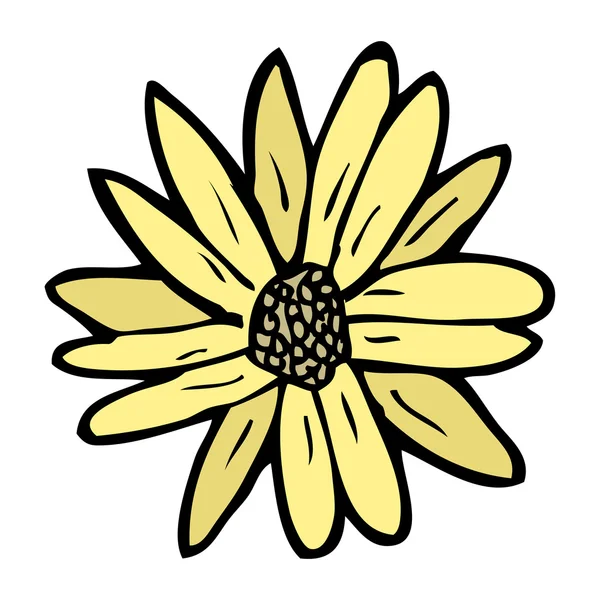 Tête de fleur — Image vectorielle