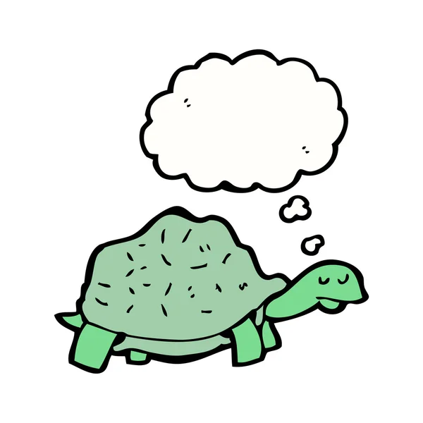 Langzame schildpad — Stockvector