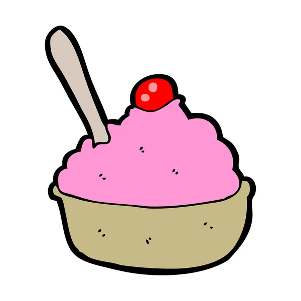 Sobremesa de sorvete — Vetor de Stock