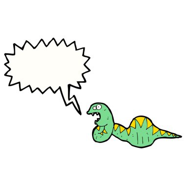 Koca göbekle yılan