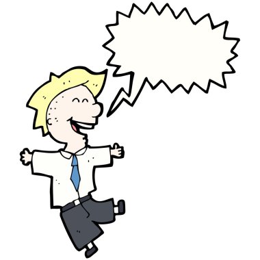 karikatür komik okul çocuğu