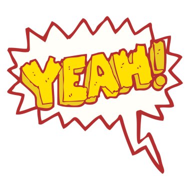 çizgi film çizgi roman shout Evet