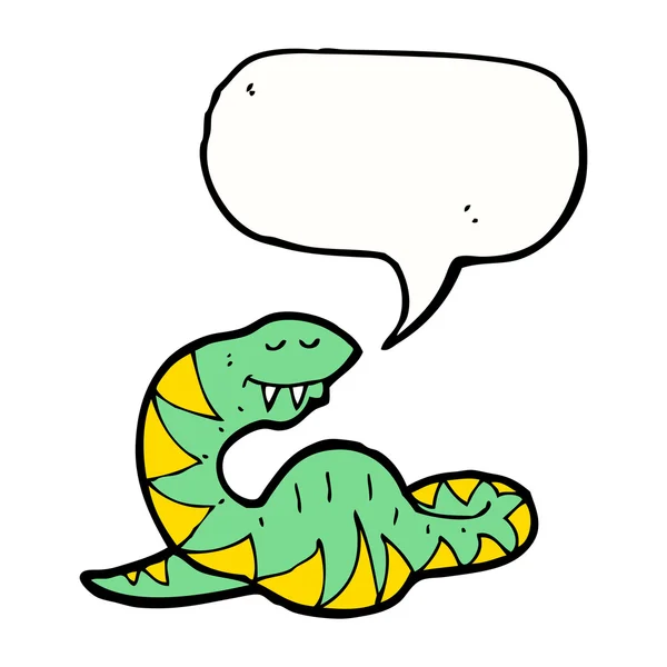 Serpent avec gros ventre — Image vectorielle