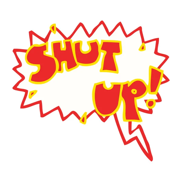 Tais-toi ! — Image vectorielle