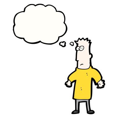 şaşkın adam omuzlarında shrugging