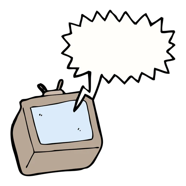 Old television — Stock Vector