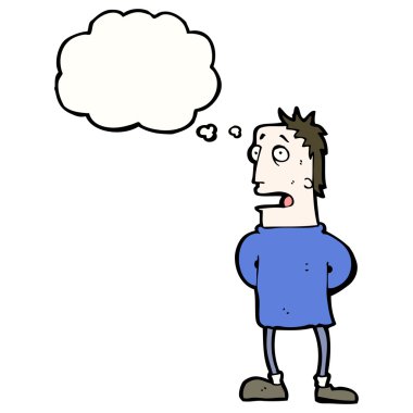 konuşan endişe adam