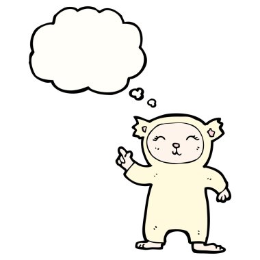 Çocuk ayı kıyafeti