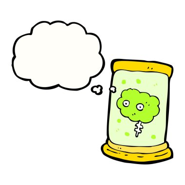 kavanozun içinde yüzen beyin