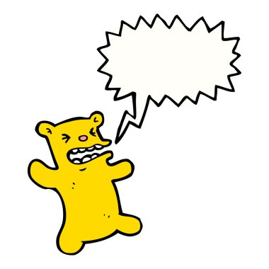 kızgın bir oyuncak ayı