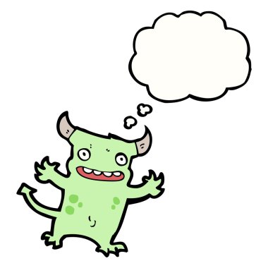 küçük şeytanla konuşma balonu