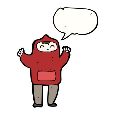 erkek kapşonlu kazak