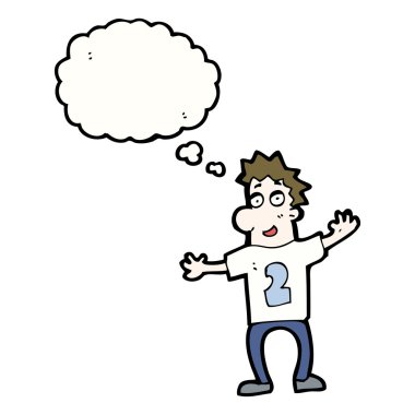 İki numaralı tişörtlü adam