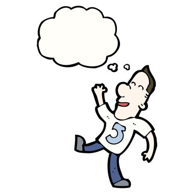 Beş numaralı tişörtlü adam