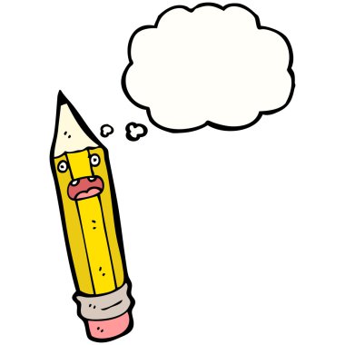 düşünce balonu ile kalem