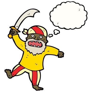 düşünce balonu ile korsan