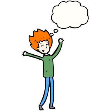 mutlu bir adam boyunca atlama