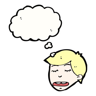 çocukla düşünce balonu