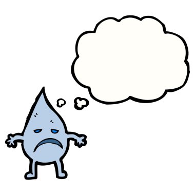 mutsuz yağmur damlası