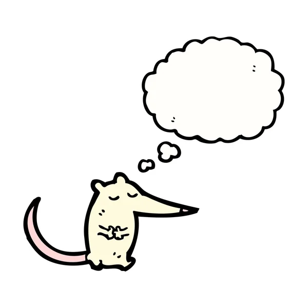 Biała mysz — Wektor stockowy
